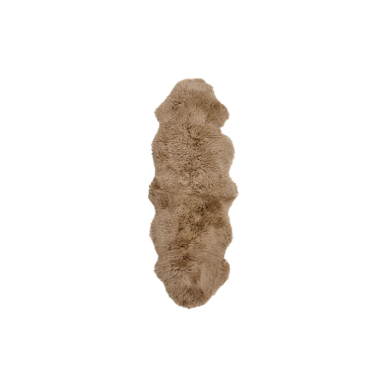 Newzealandsk langh&aring;ret lammeskind, taupe
