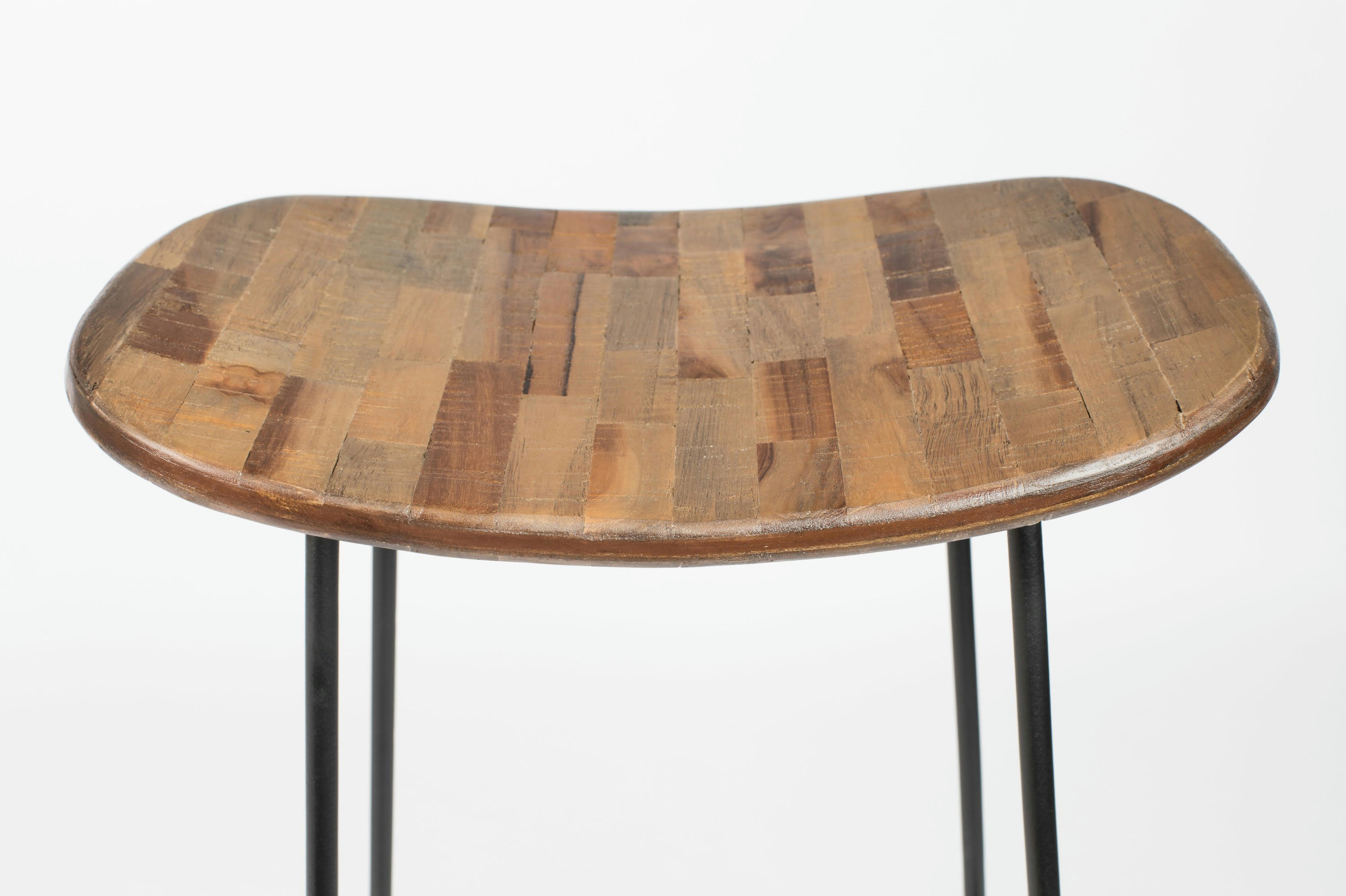 TANGLE - Tabouret de comptoir en bois marron