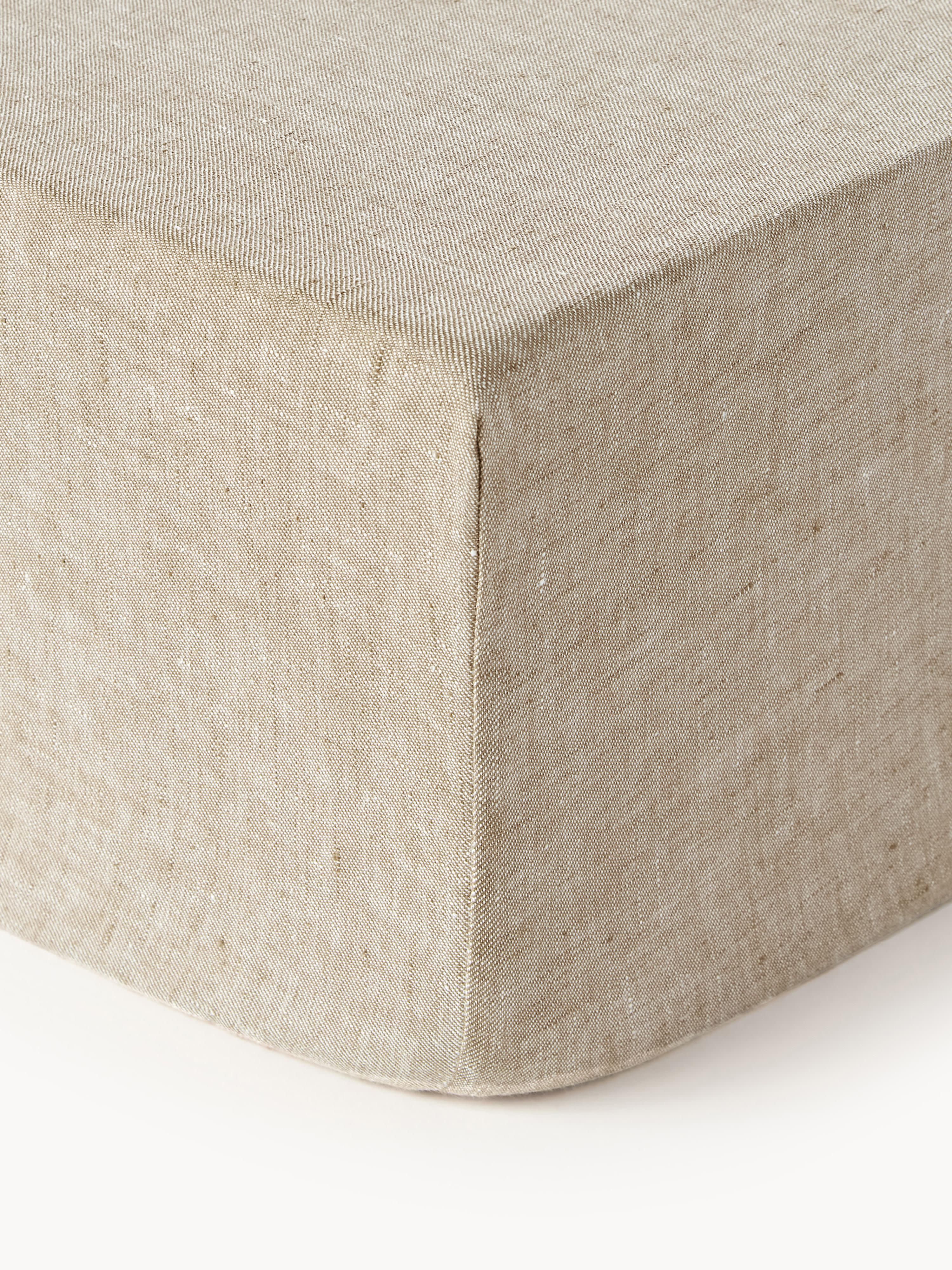 Boxspring-Spannbettlaken Linna, Leinen