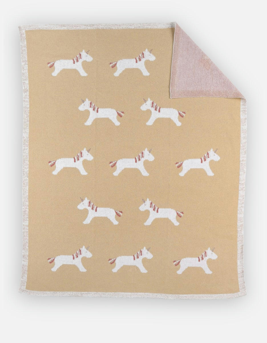 - Couverture tricot Lina & Joy 75x100cm