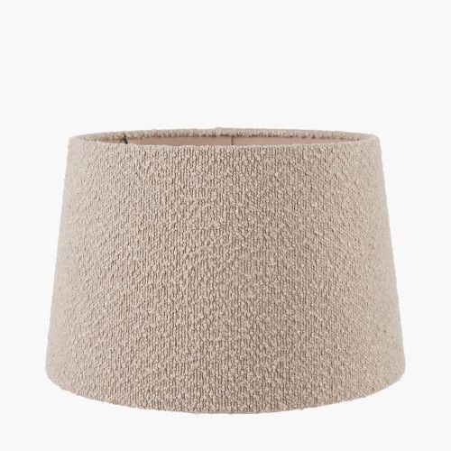 Ruma Taupe Boucle Tapered Lampshade