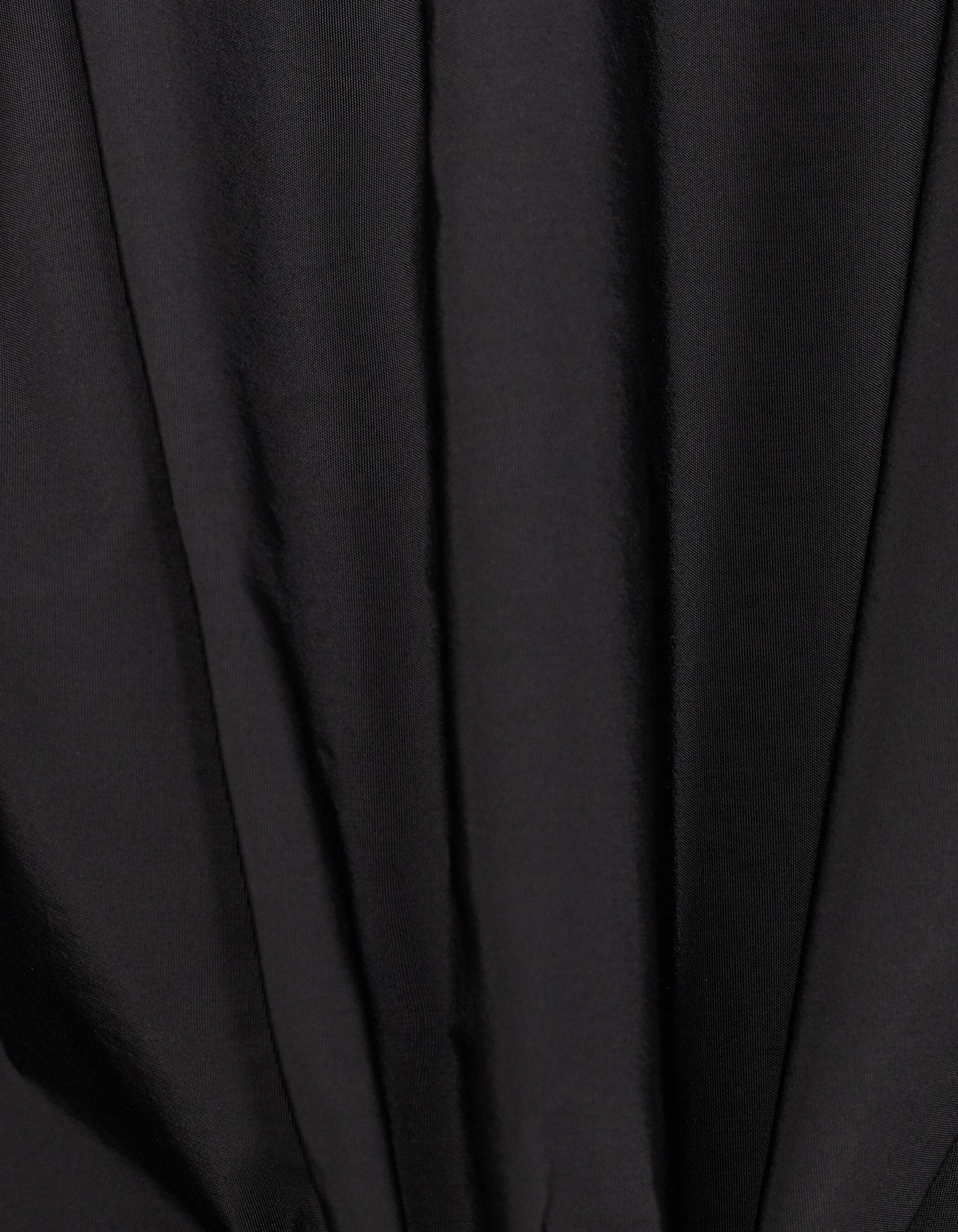 Jupe longue noire trapèze Femme