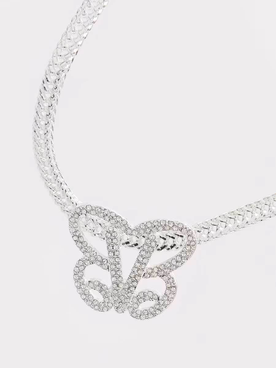 Barbie Choker With Butterfly Pendant