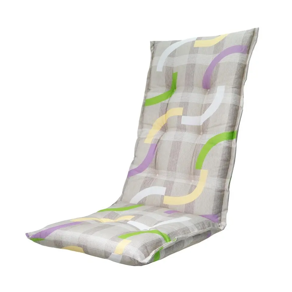 Madison - Tuinstoelkussen Hoge Rug Tess purple - Ca. 123x50 cm - Set van 4