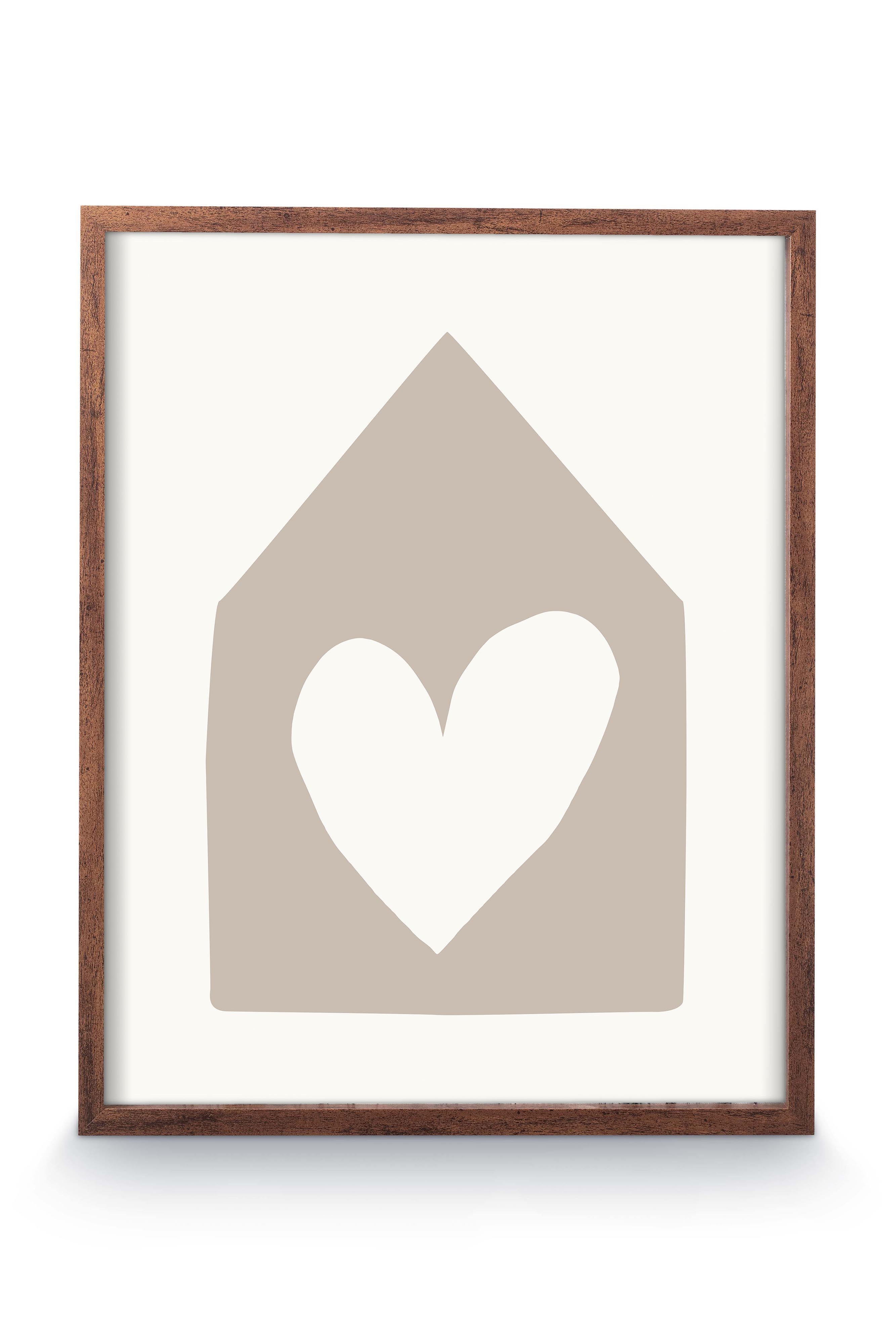 vtwonen fotolijst - hangend - bruin - hout - 41x51x2.5cm