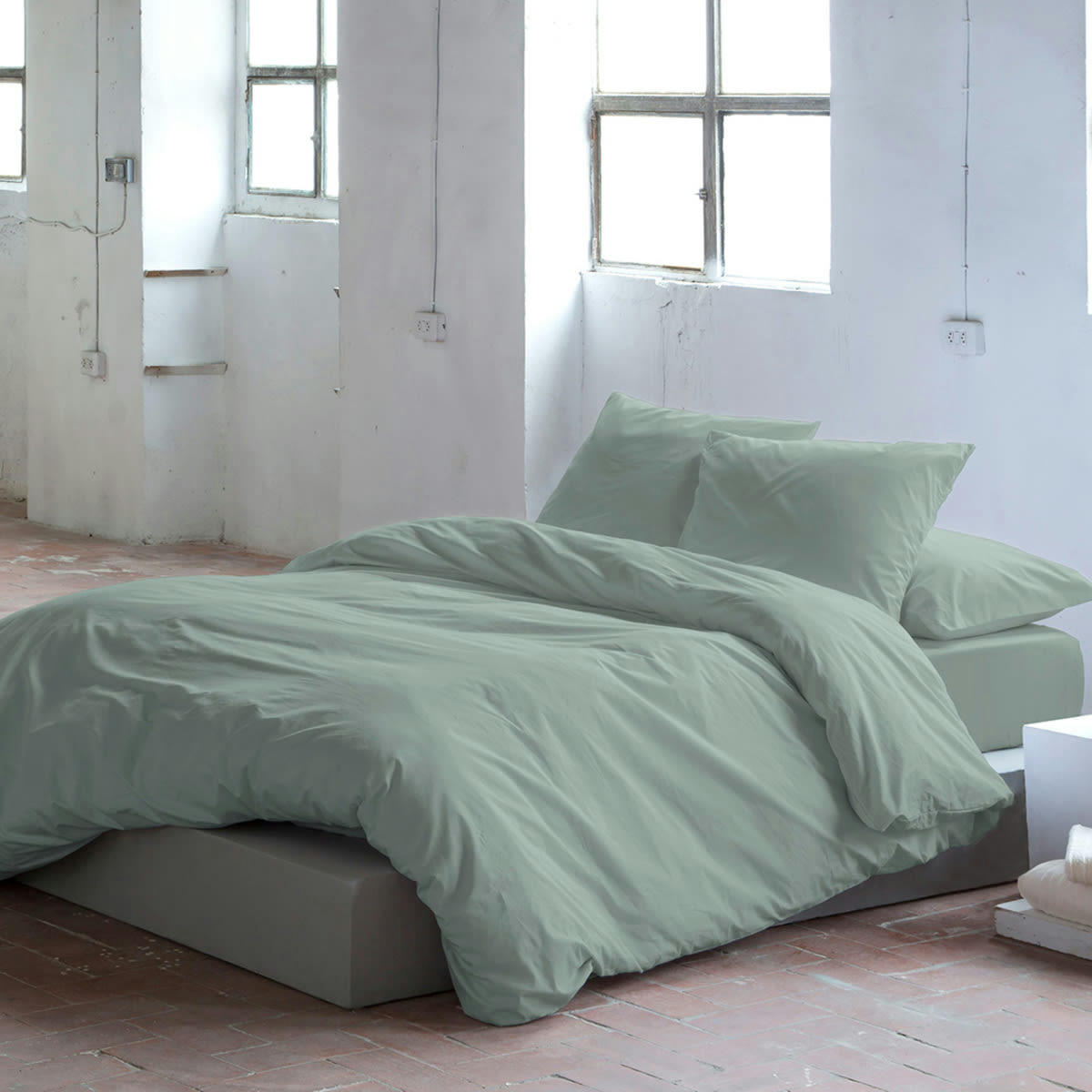 PURE HDC - Housse de couette en coton thé 240x220 cm