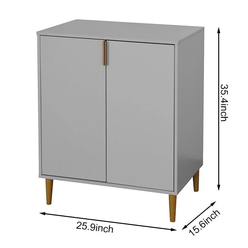 2-door Console Table - 15.60 x 25.90 x 35.40