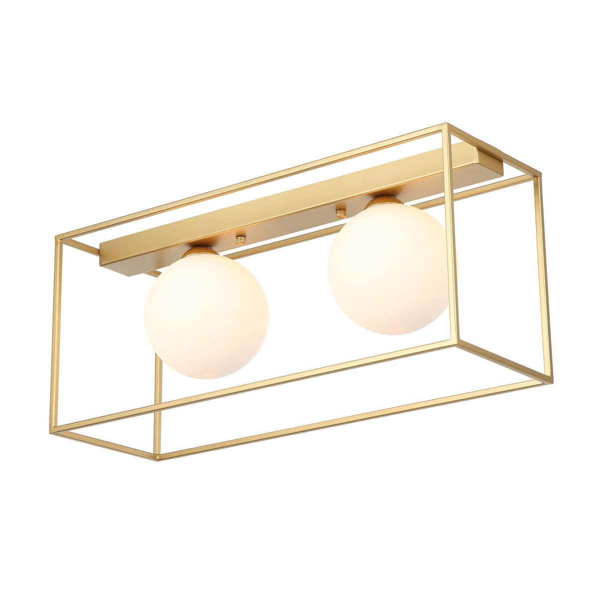 Lampa sufitowa złoto-biała MEDIAMO 2xG9x25W wym: 20x46,4x16 cm Italux