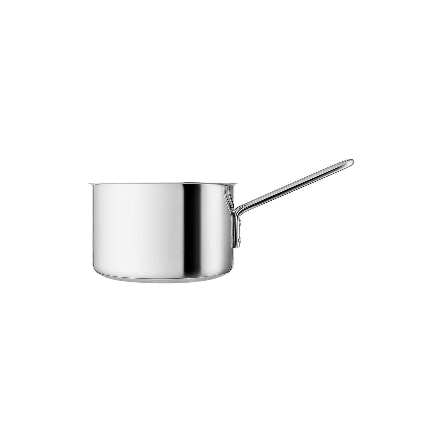 Stainless Steel Kasserolle keramisk bel&aelig;gning 1,8 L