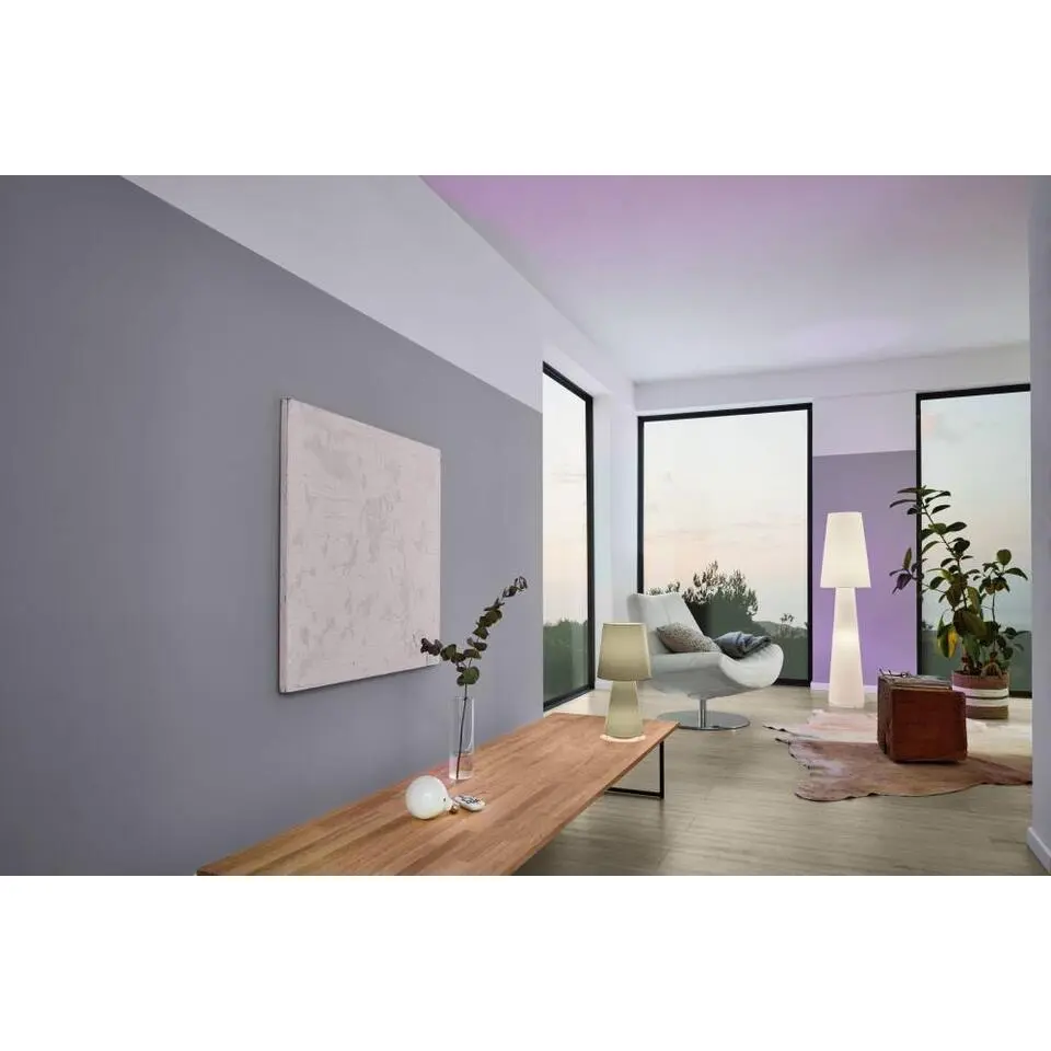 EGLO Carpara Tafellamp - E27 - H 47 cm - Textiel - Taupe