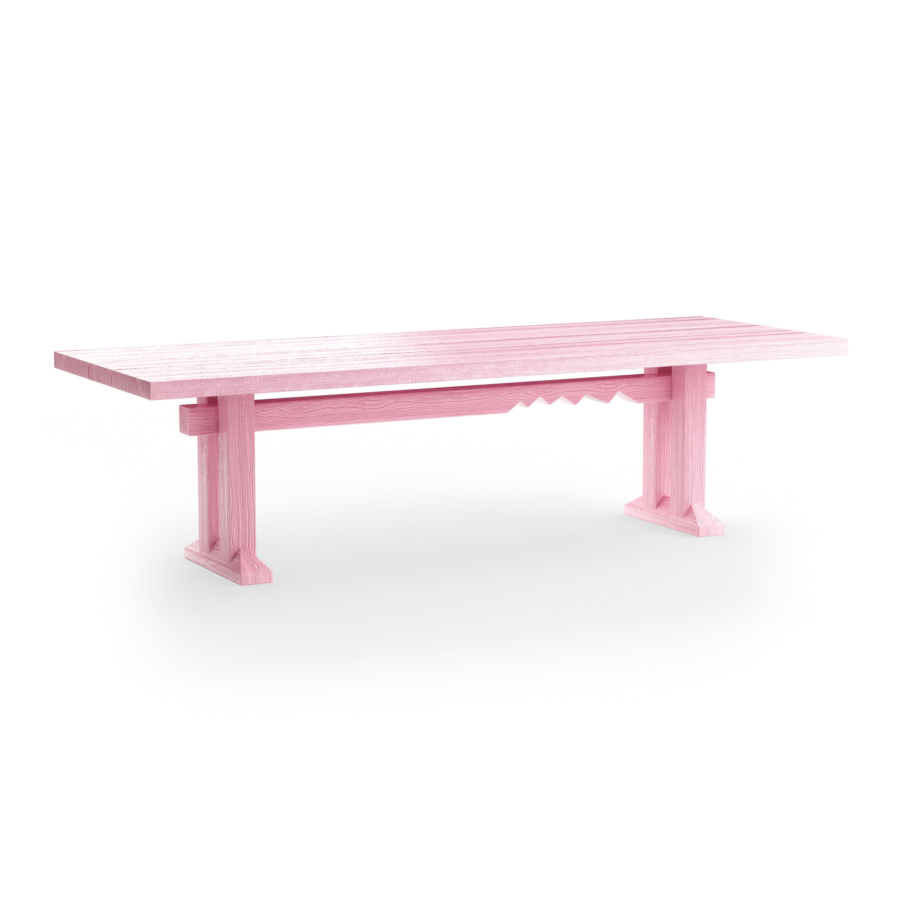 HKliving Forma Eettafel - 280 x 100 cm - Very Pink