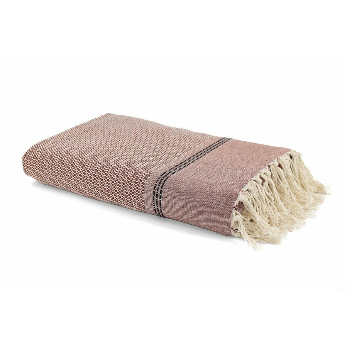 HANA - Plaid coton  160x250 tomette