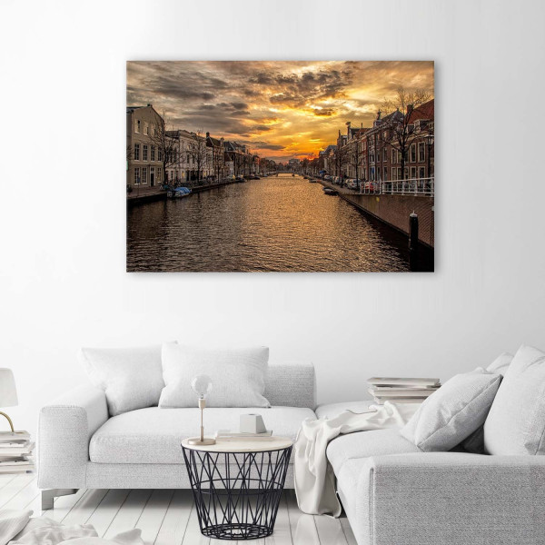 Feeby Obraz na płótnie Miasto rzeka architektura 60x40