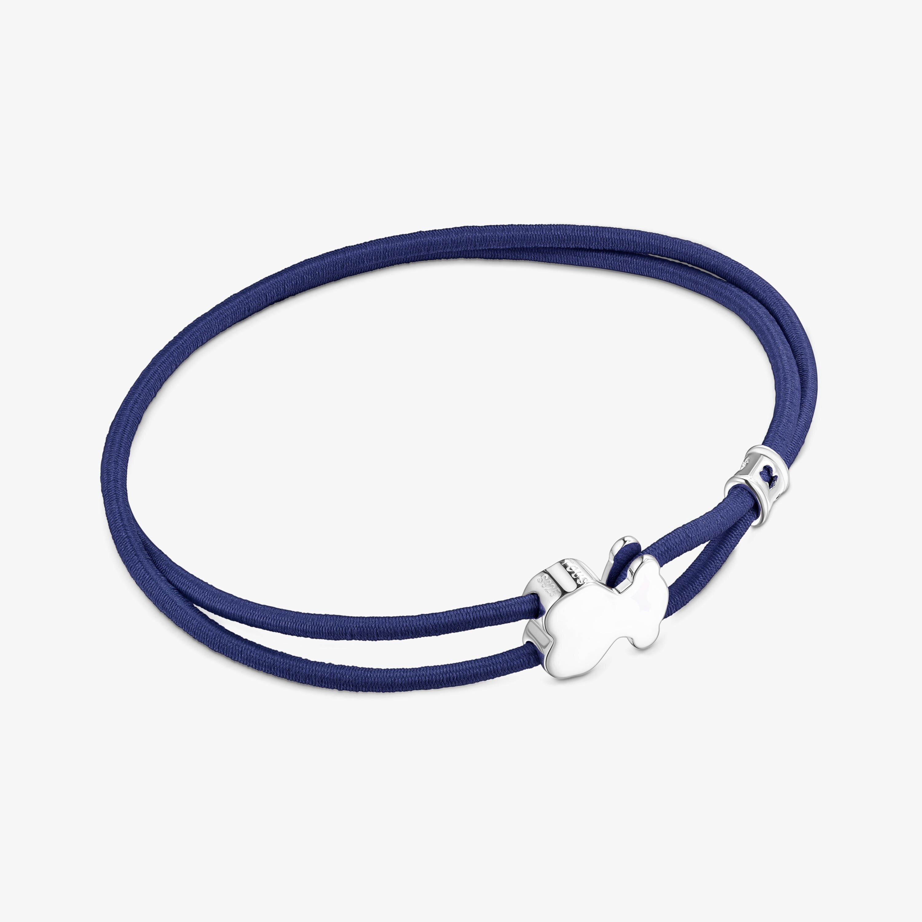 Pulsera elástica azul Sweet Dolls