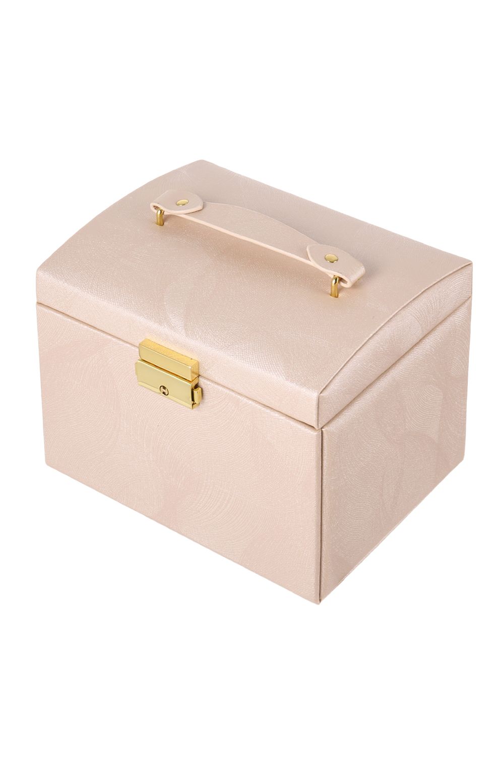 ExtraStar Pink Portable Jewelry Box , Velvet Interior Jewelry Storage Case