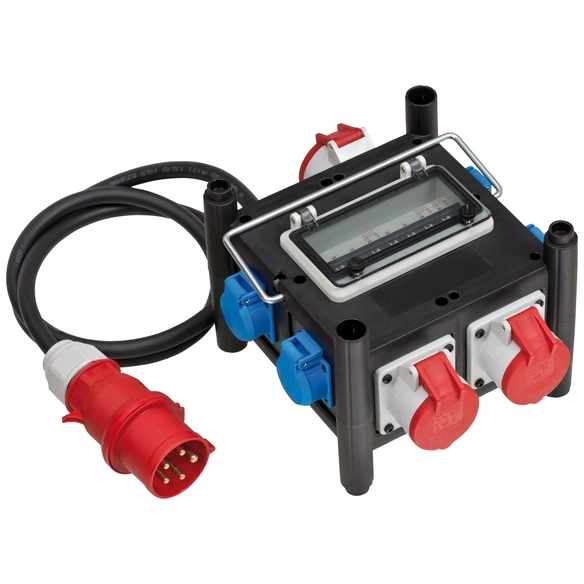 Stromverteiler »BSV 3/32 2 IP44«, 7-fach, Kabellänge: 2 m, IP44