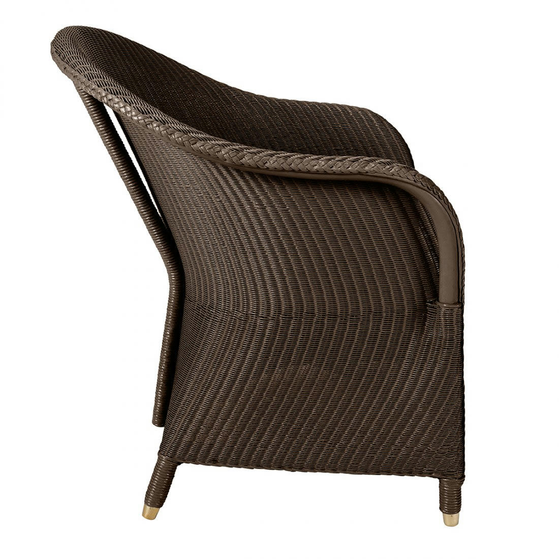 SIDONIE - Fauteuil laqué en Lloyd Loom