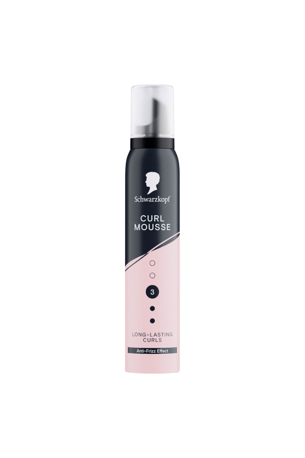 Schwarzkopf Mousse' Curl HL3 200ml Strong Hold Foam for Curly Hair, 3 Pack