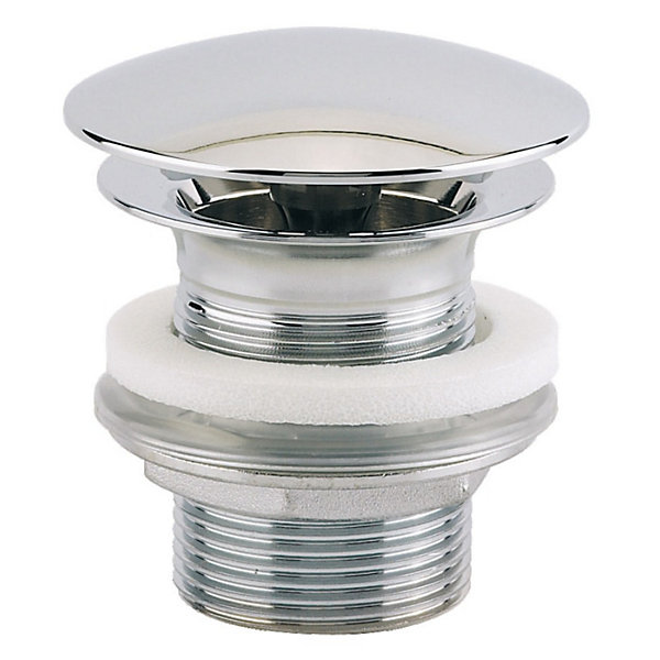Bonde de lavabo champignon laiton chromée H60 33x42 - VALENTIN - 00 122500 000 00