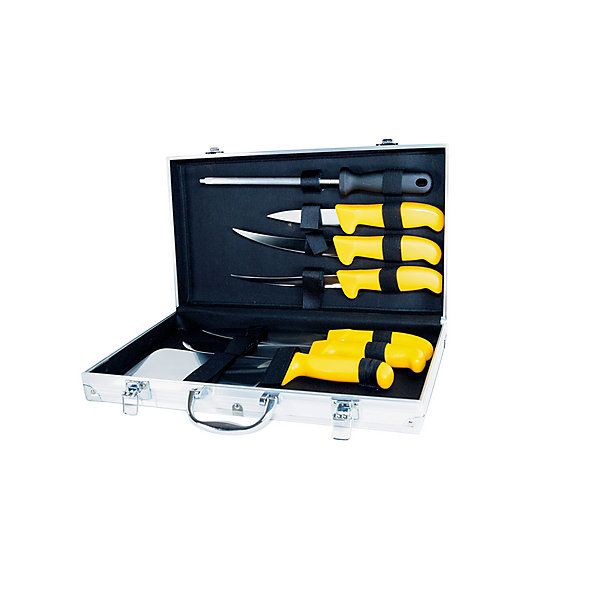 Malette 6 Couteaux et 1 Fusil AUTHENTIQUE - Pradel