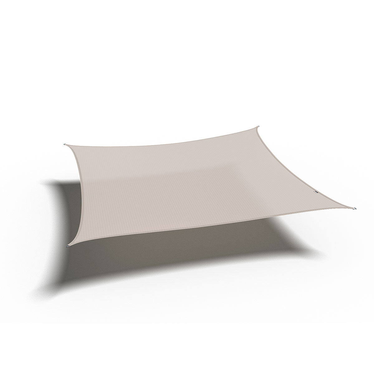 Platinum schaduwdoek Coolfit greige vierkant 5 x 5 m