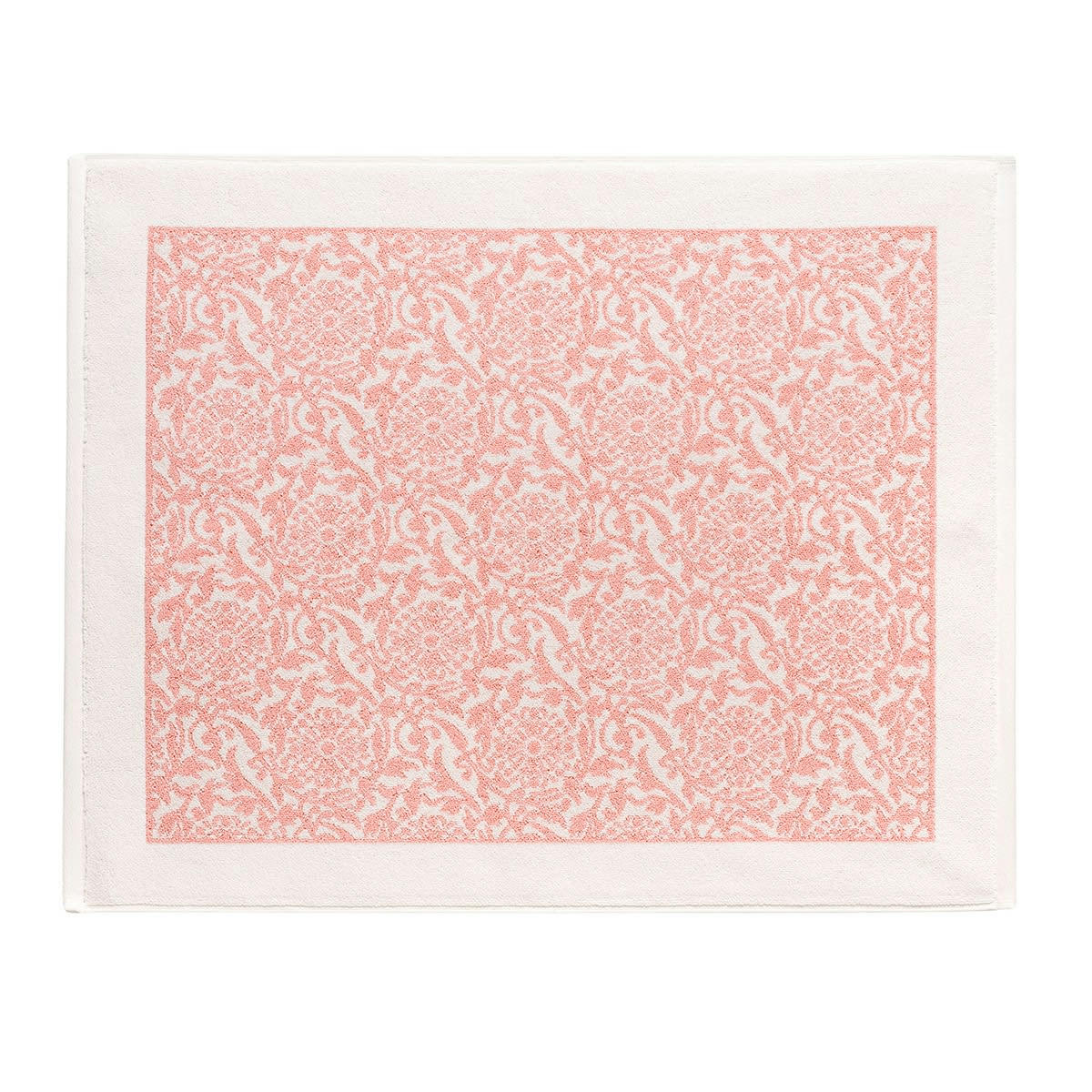 CHARME - Tapis de bain en coton pivoine 60 x 80