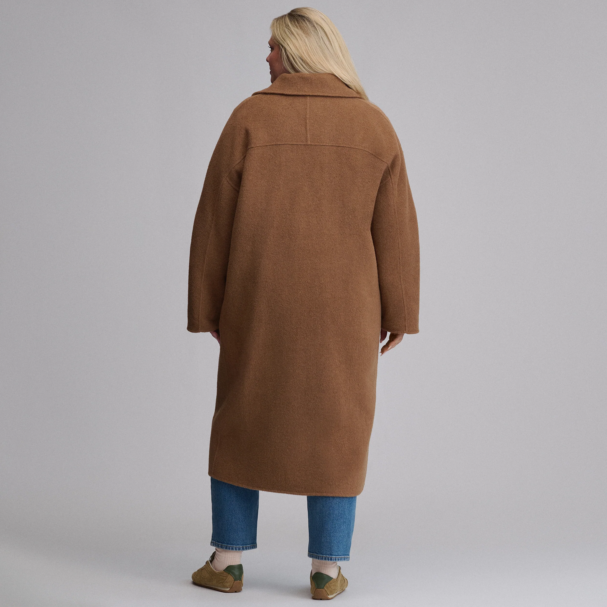 Women's Wool Blend Trench Coat