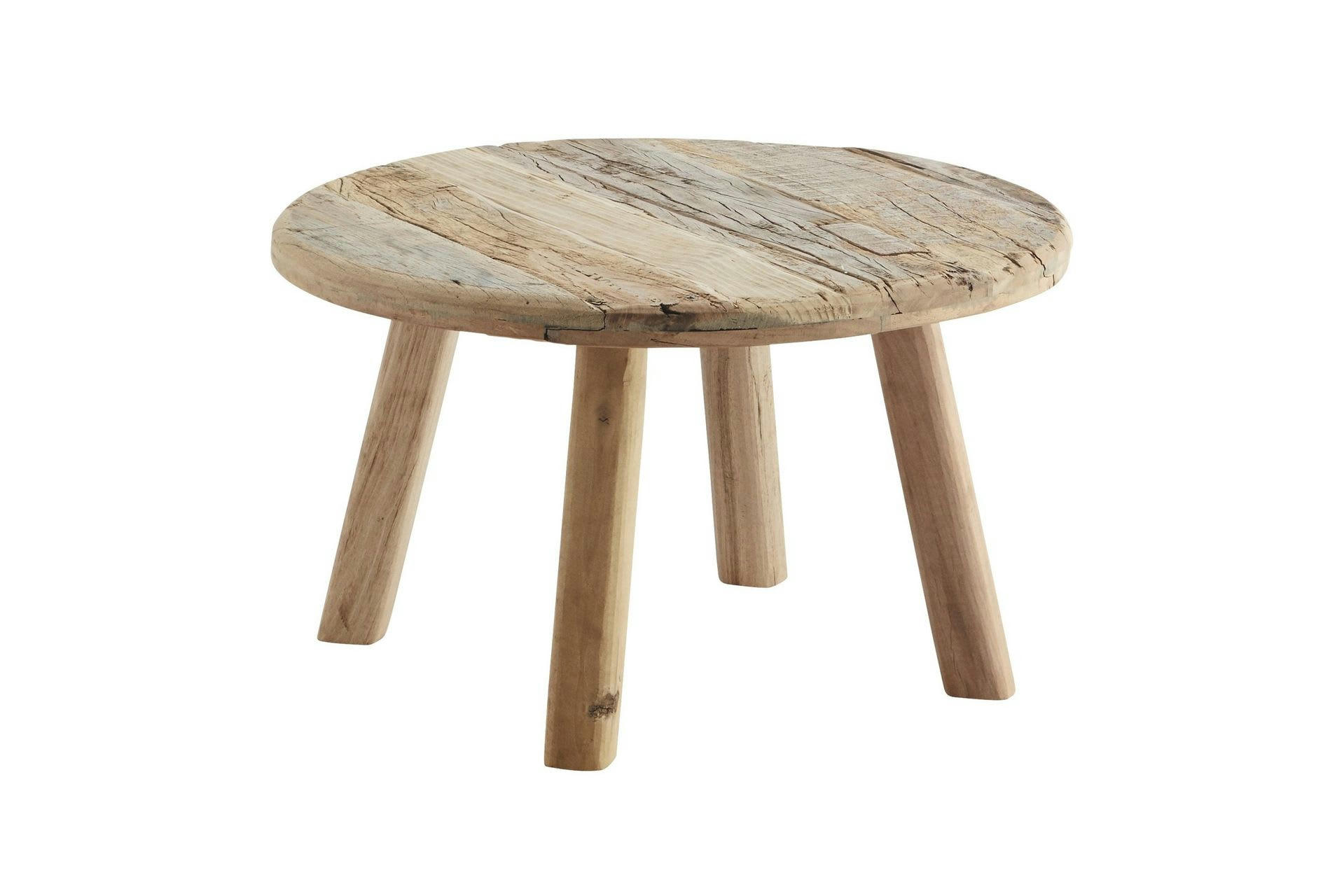 PERLI - Table basse en bois marron