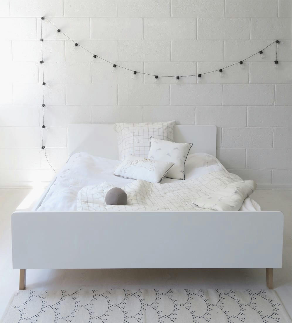 MOON - Lit enfant 140x200 blanc