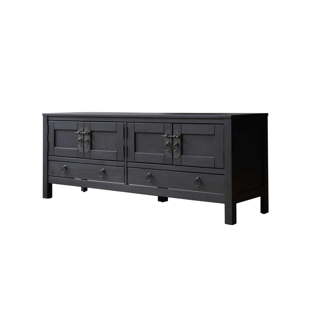 Tikamoon Wengé tv-meubel 140 cm - Zwart