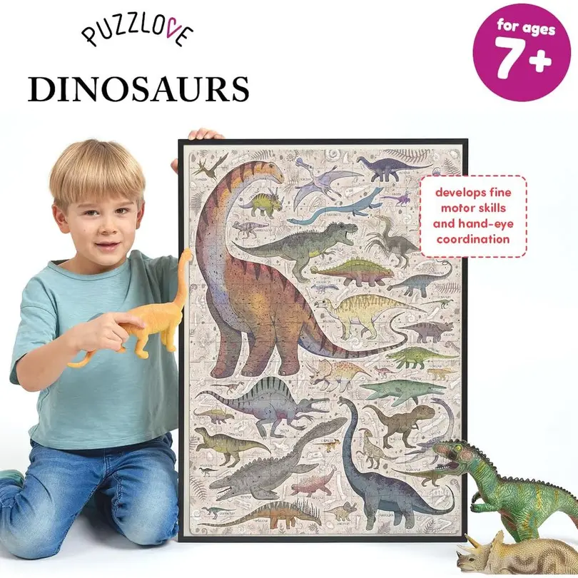 Puzzle 200-teilig Puzzlove Dinosaurs