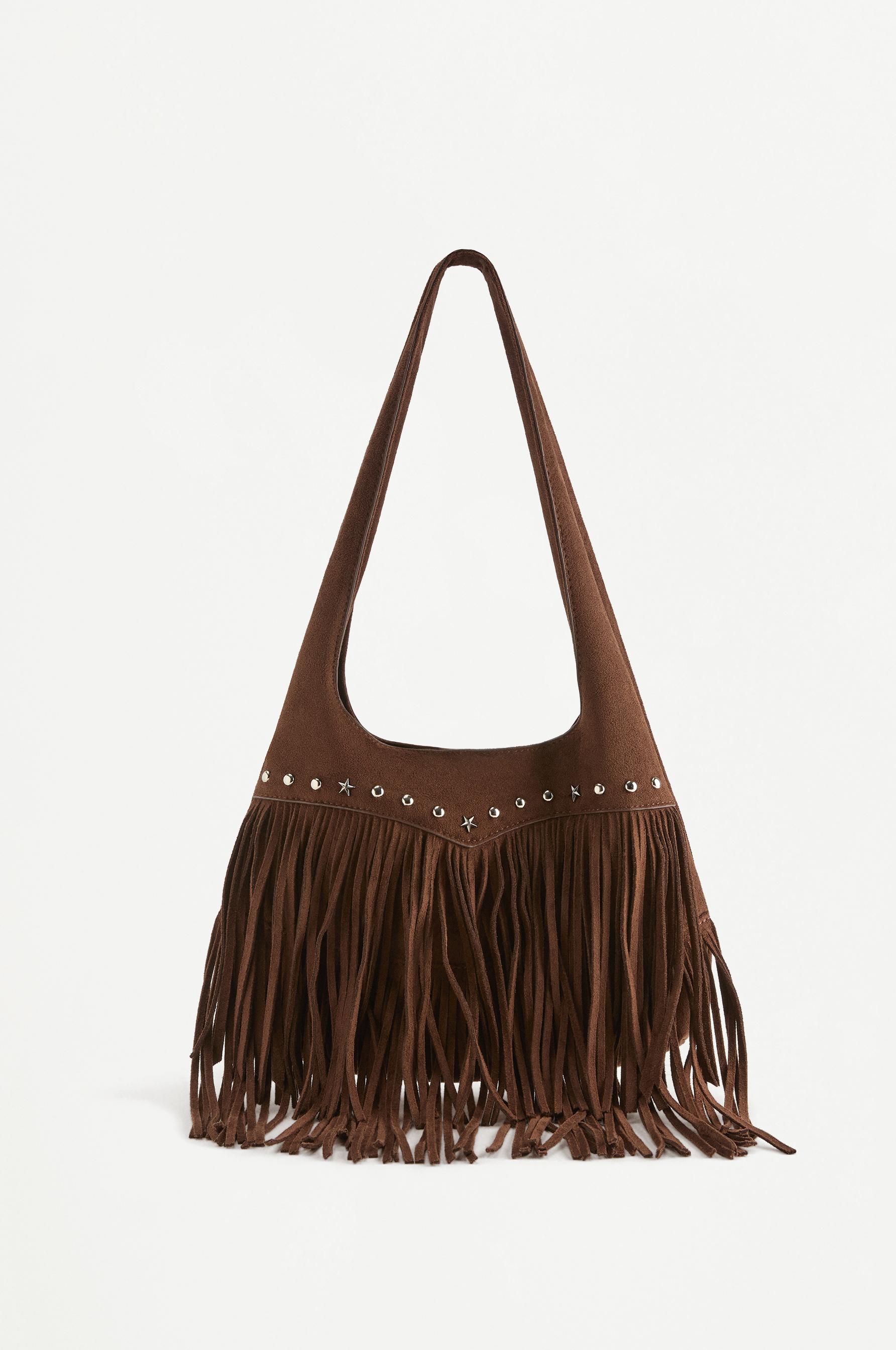 Bolso de Hombro Flecos
