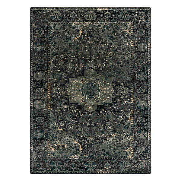 Dywan wełniany POLONIA Dukato Ornament iron zielony 170x235 cm