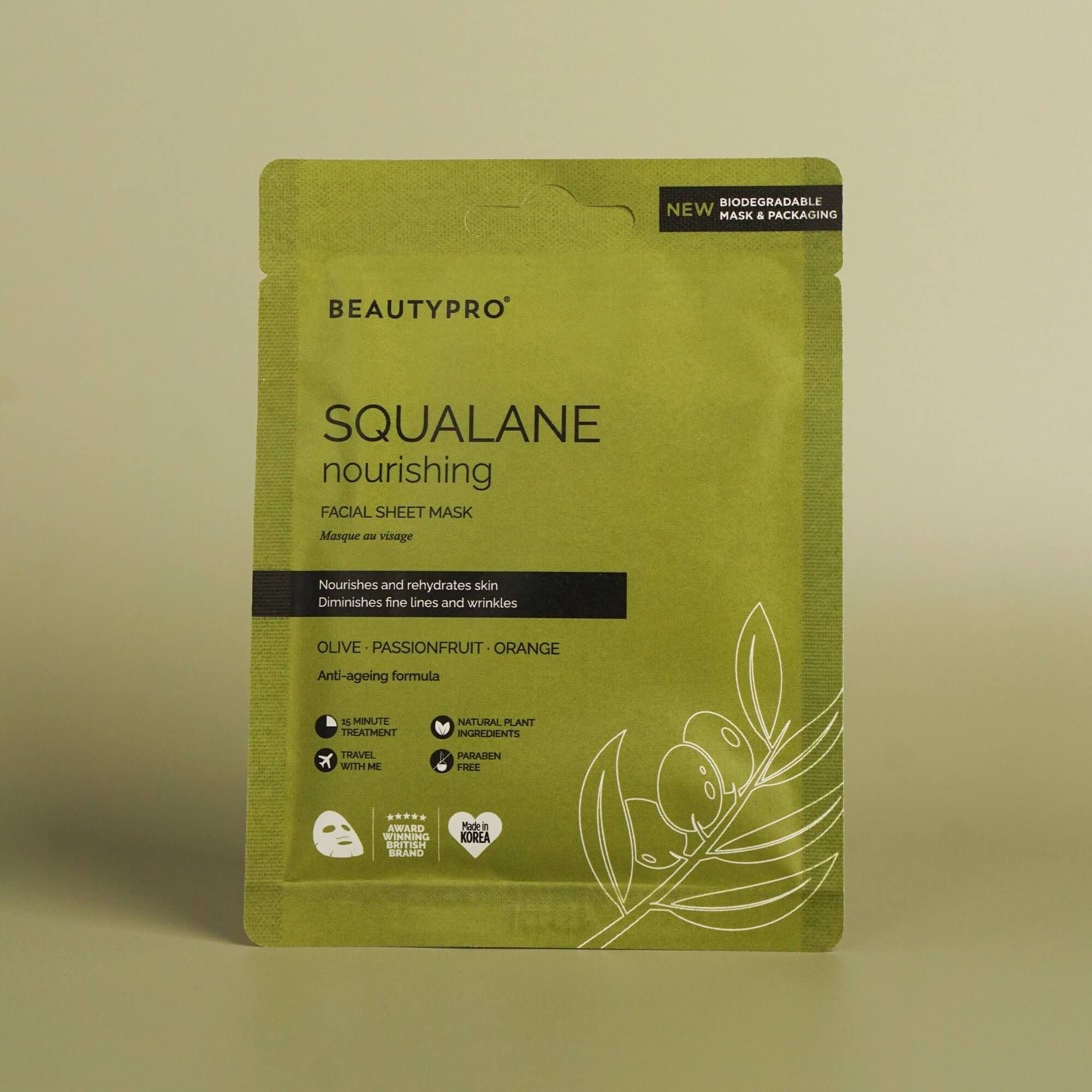 BEAUTYPRO Squalane Nourishing Sheet Mask- Pack Of 4