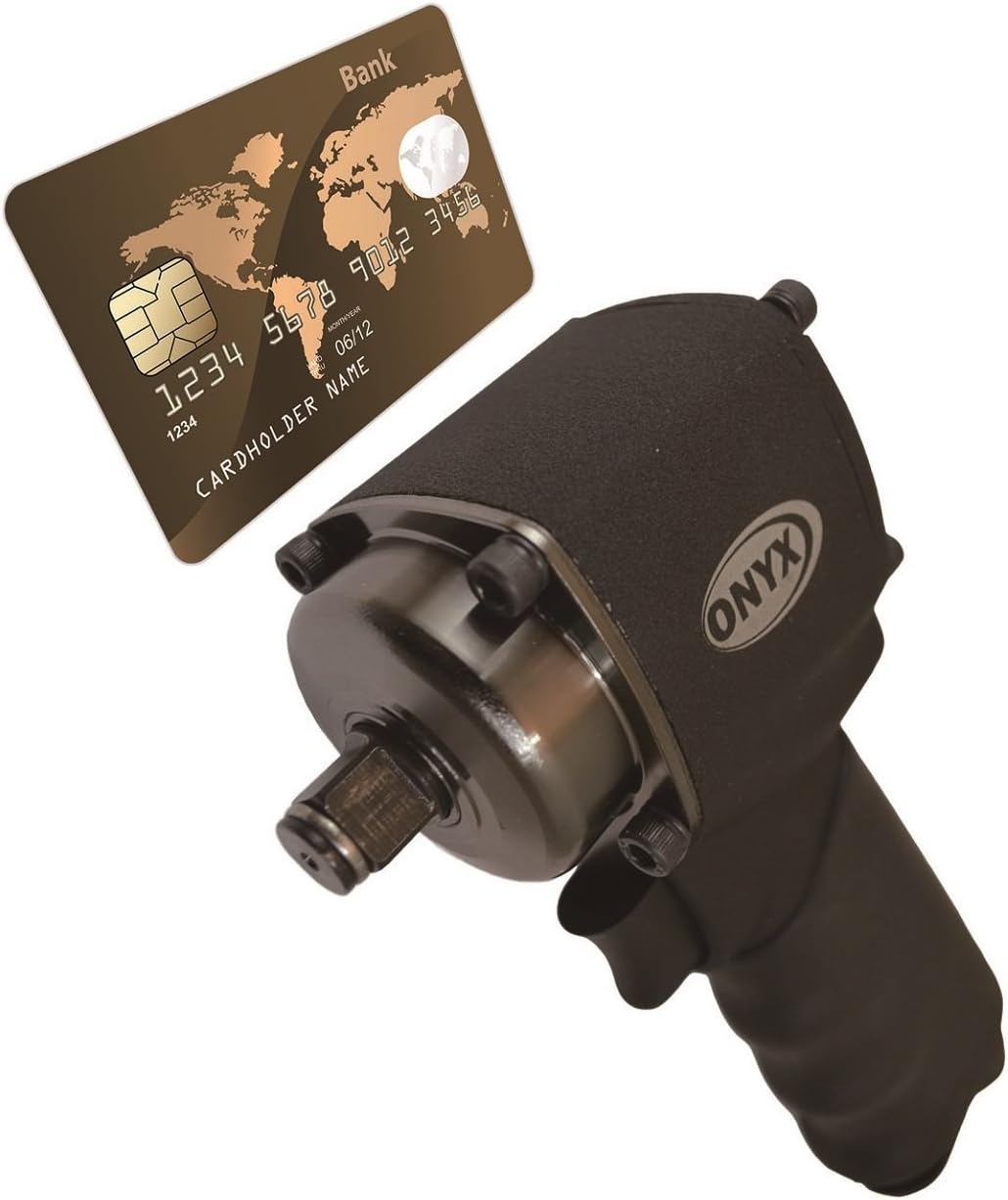 Astro Pneumatic Tool 1828 Onyx 3/8 Nano Impact Wrench v2-500ft/lb