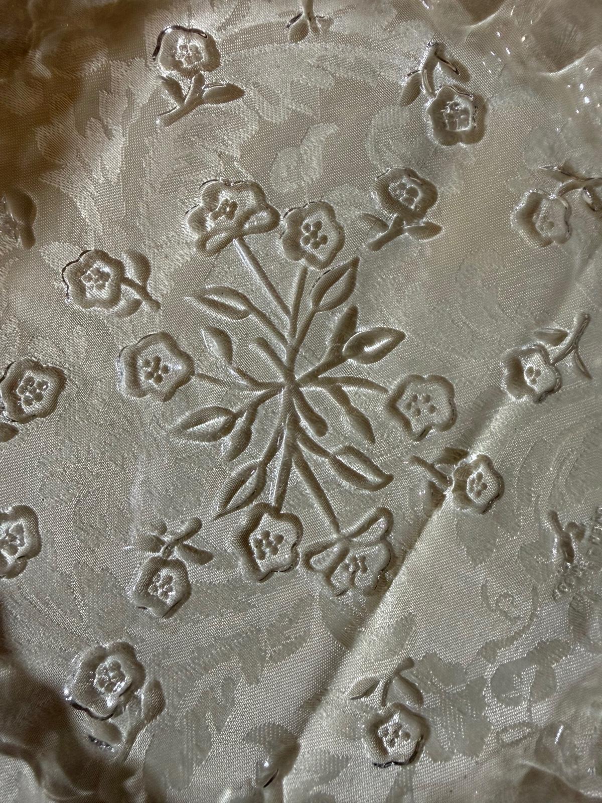 Vintage Anchor Hocking Savannah Floral Glass Bakeware Set Cottagecore 3 Piece