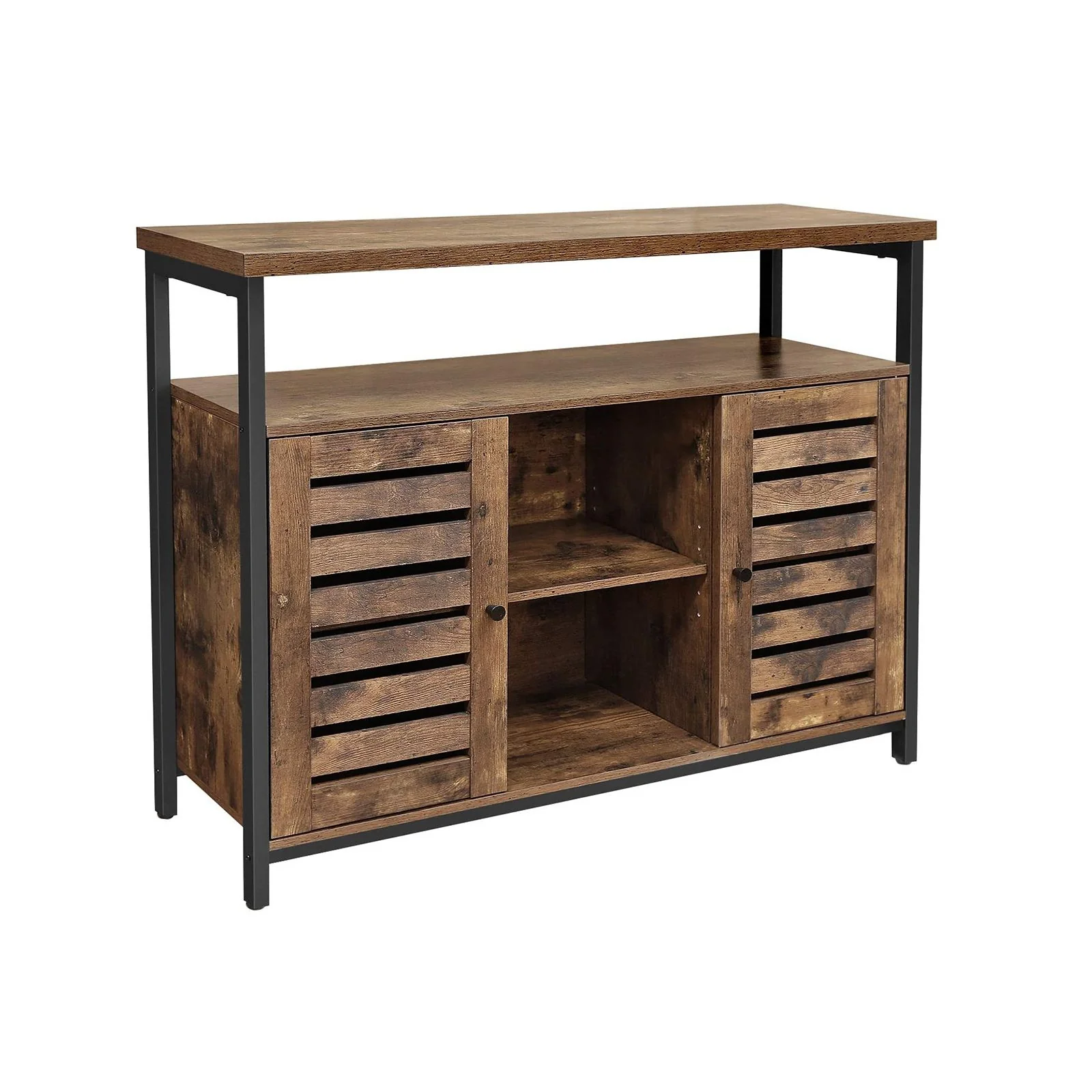 Buffet 2 portes persiennes