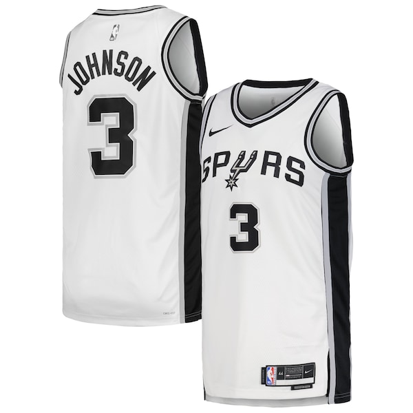 Keldon Johnson San Antonio Spurs Nike Unisex Swingman Jersey - Association Edition - White/Black