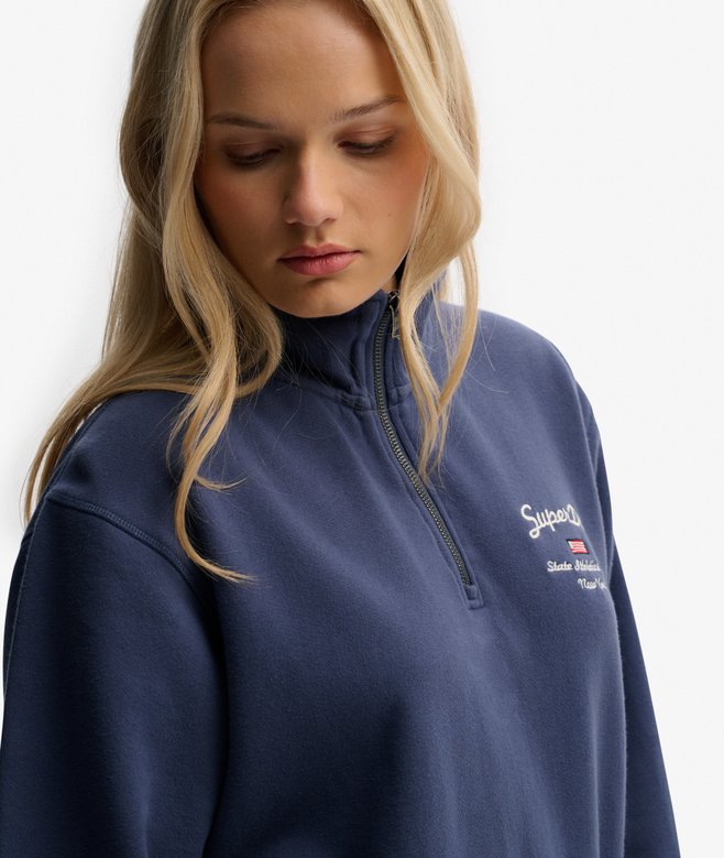 Athletic Essentials Graphic Half Zip Sweatshirt