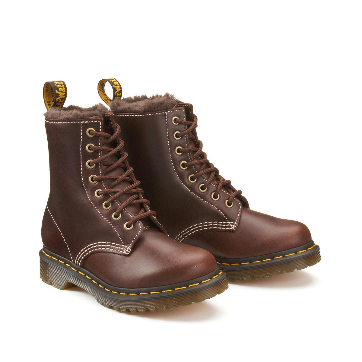 Boots en cuir fourrées 1460 Serena
