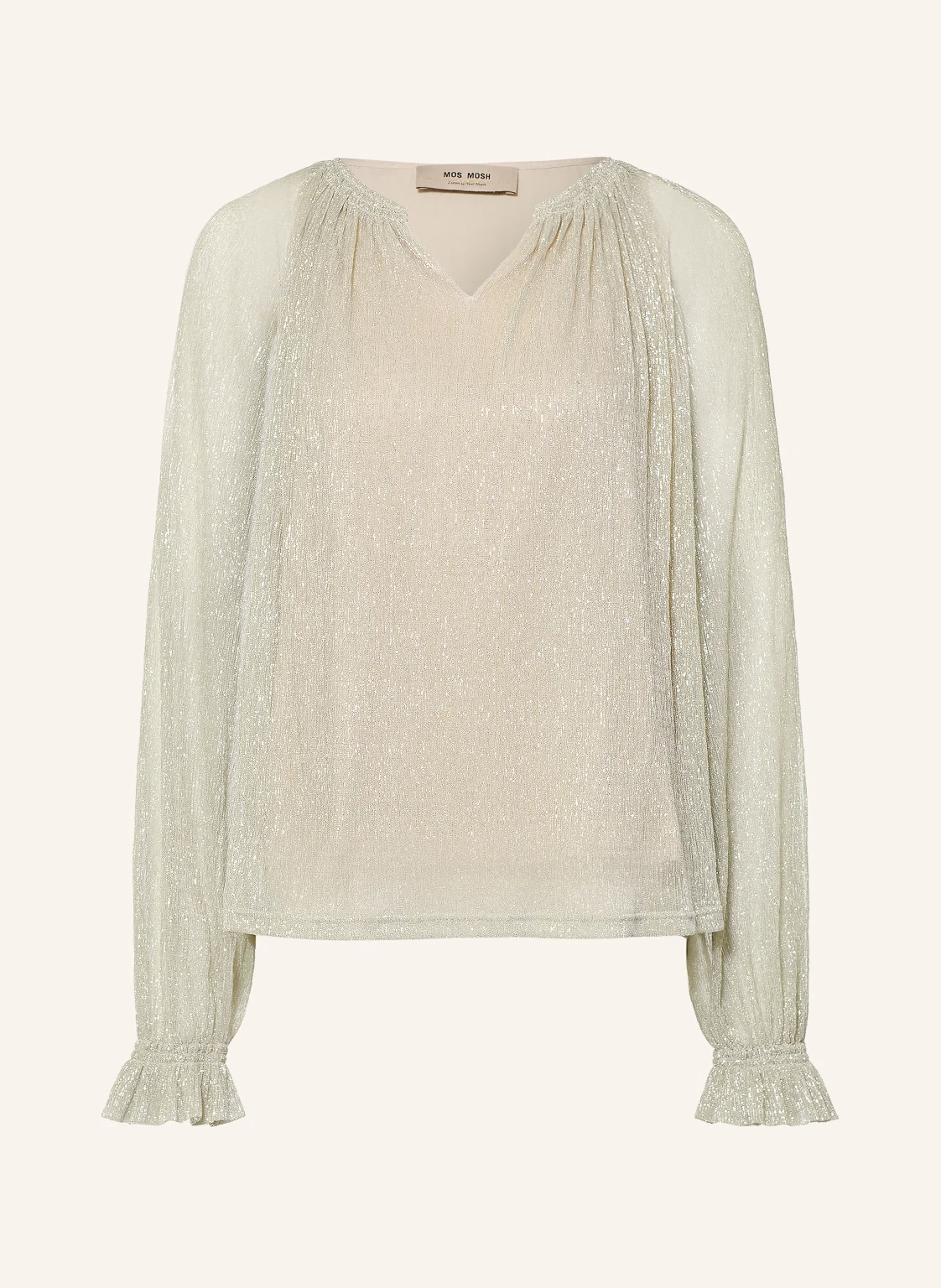 MOS MOSH Blusenshirt MMXIMENA GLAM mit Glitzergarn