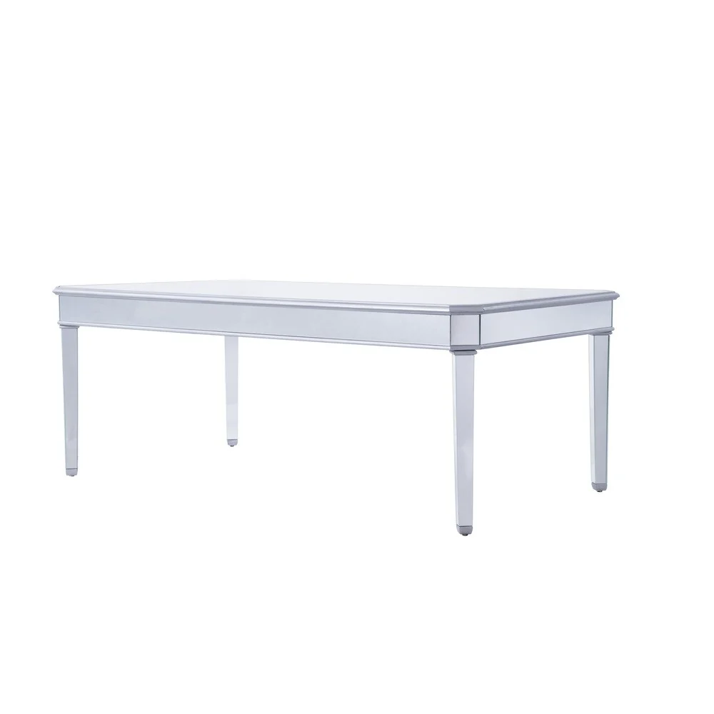 Elegant Lighting Contempo Mirrored 80-inch Dining Table