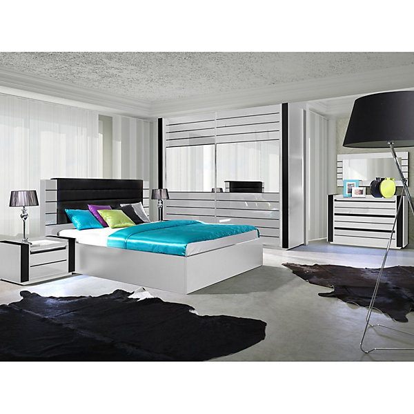 Grand miroir blanc 120x60 cmCollection LINA