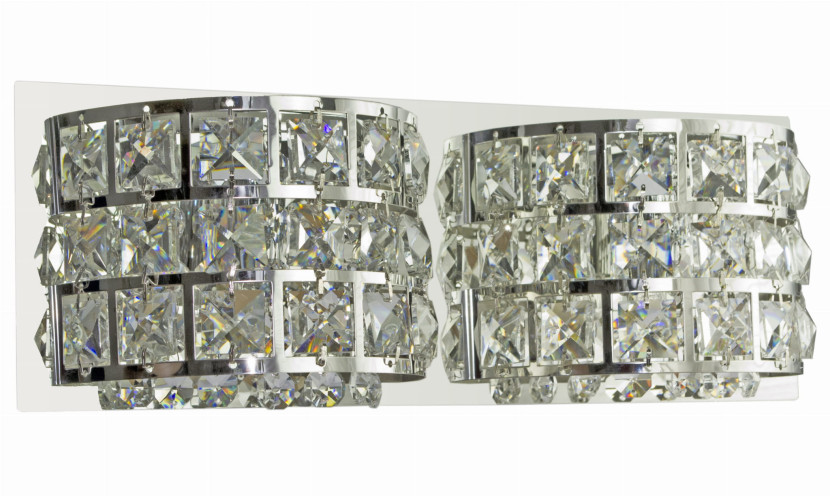 Lampa kinkiet SATURN 12x30 2x40w g9 chrom
