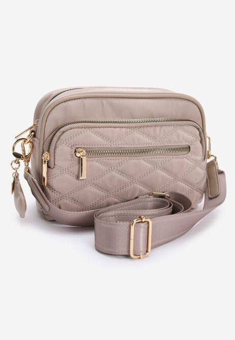 Womens Mink Textured Mini Camera Bag
