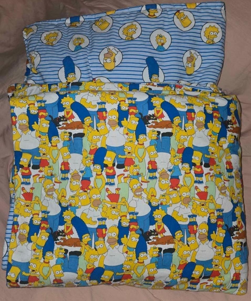 Handmade Padded and Reversible The Simpsons Blanket 47