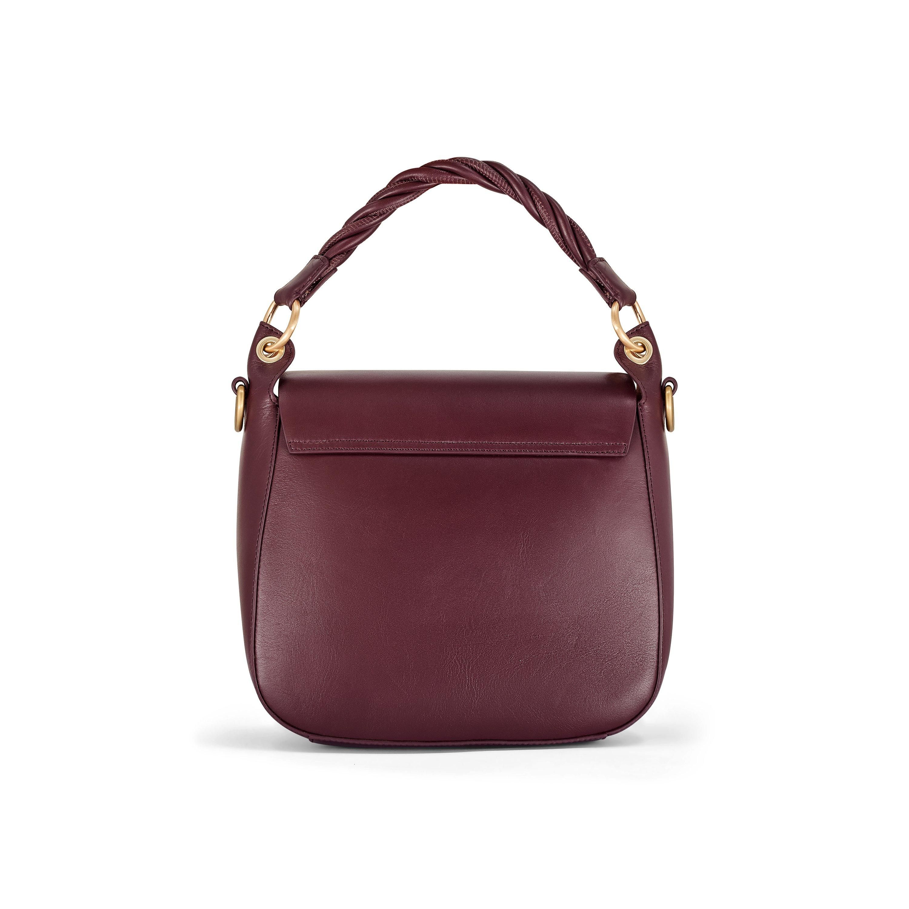 Clarks Twist Midi Burgundy Leather Shoulder Bag,Cross Body Bag