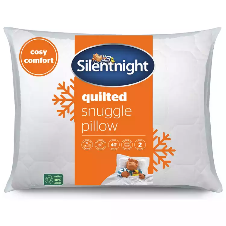 Silentnight Quilted Snuggle Hollowfibre Soft Pillow