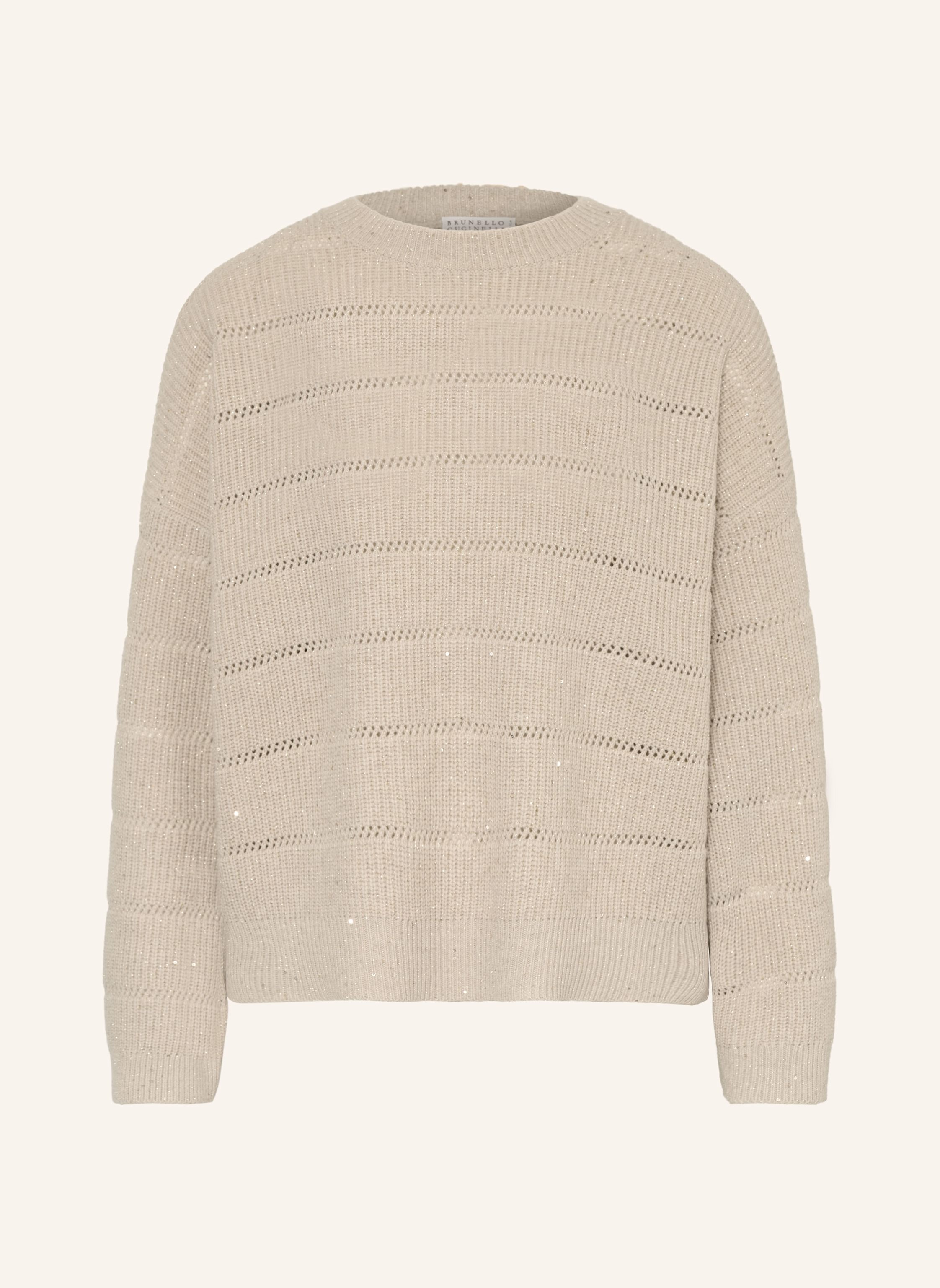 BRUNELLO CUCINELLI Pullover mit Cashmere und Glitzergarn