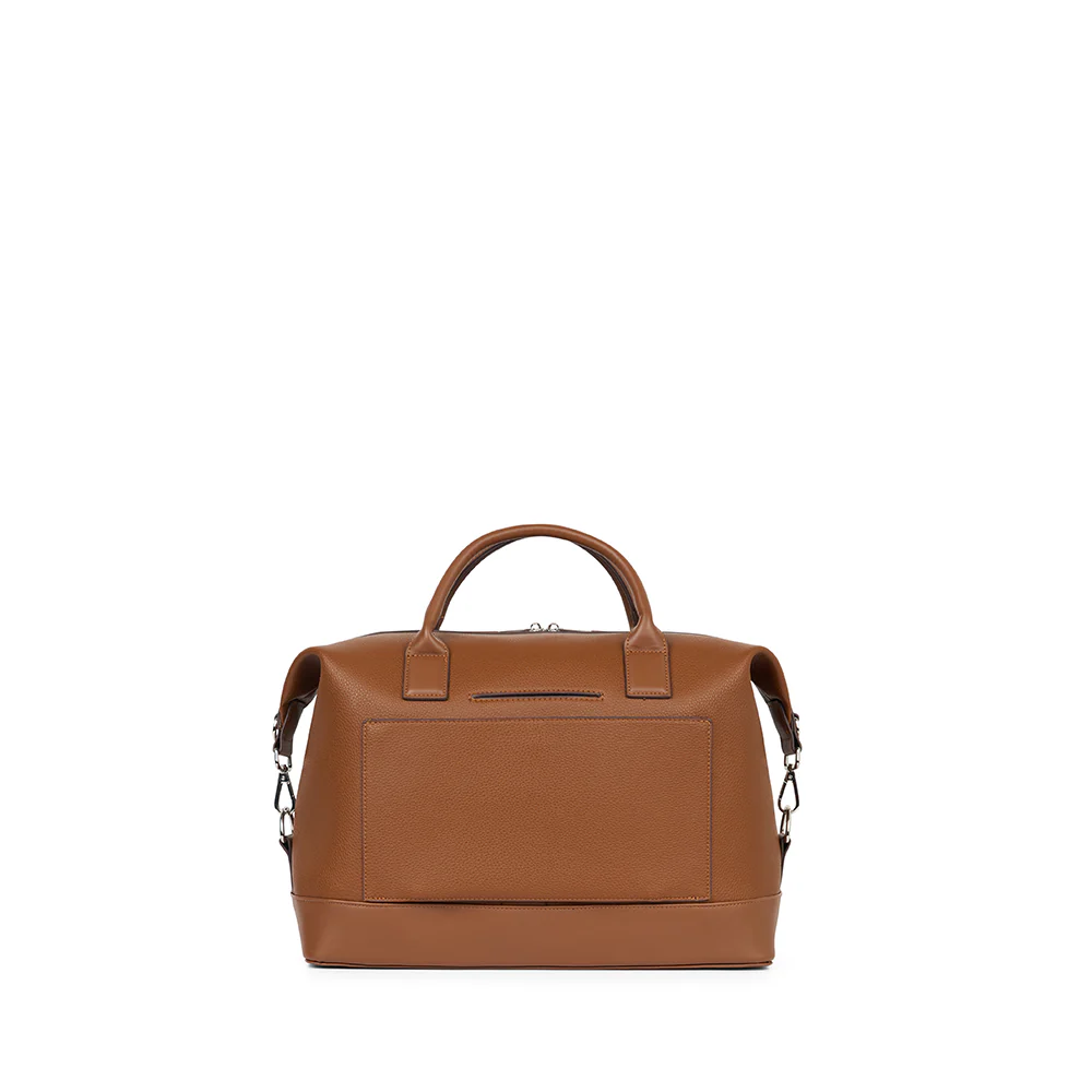 The Mae - Small Affogato Vegan Leather Travel Bag